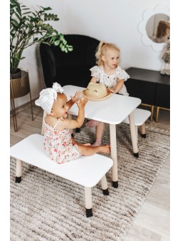 stolik i ławka dla dziecka