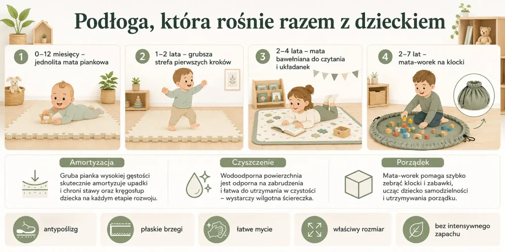 Podłoga, która rośnie razem z dzieckiem